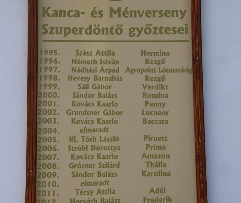 XXV. Jubileumi Kanca- és Ménverseny